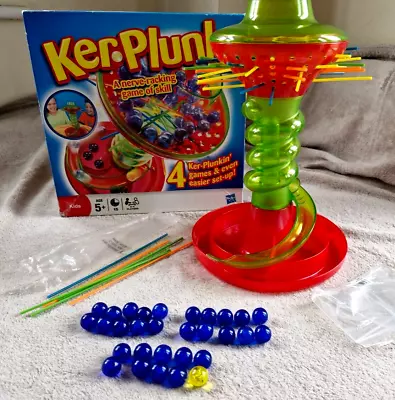 KERPLUNK Game Kids Skill MB GAMES 5+ Marbles VGC • £4.99