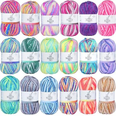 NEW! 100g Malli SUPER BLEND Knitting Yarn Soft Acrylic Crochet Craft Wool Balls • $3.95