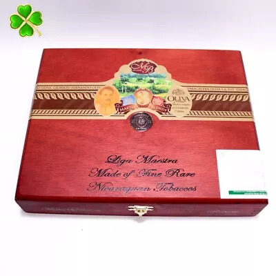 Oliva Robusto Master Blends 2006 Empty Wood Cigar Box 10  X 8  X 2  • $6