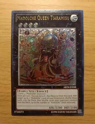 Yu-Gi-Oh! Madolche Queen Tiaramisu | Ultimate Rare | ABYR EN048 | Unlimited (NM) • $124.34