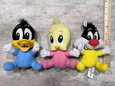 1996 Vintage Looney Tunes Plush 6” Tweety Donald & Sylvester Soft Musical Pals • $5
