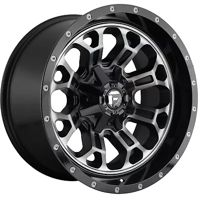 (4) 17x9 Fuel Crush D561 56 Lug New Gloss Dark Tinted Wheels FREE Caps & Lugs • $1324