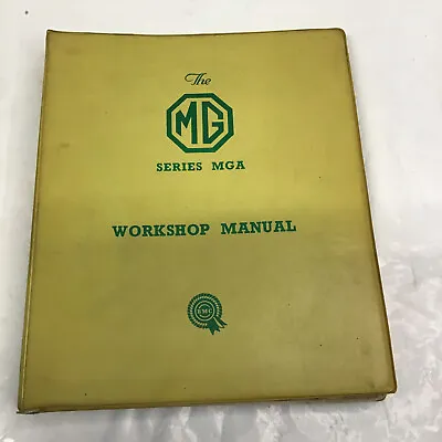 MGA 1500 1600 Factory Workshop Manual /Original BMC Binder W / 1600 Deluxe Info • $120