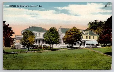 Mercer PA Sanitarium 1929 To Camp Hill Pennsylvania Postcard G30 • $6.95