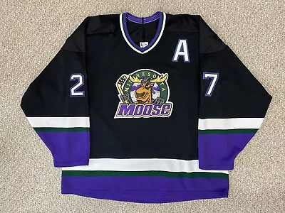 Minnesota Moose Hockey Jersey Dave Christian XL NHL IHL Patch • $150