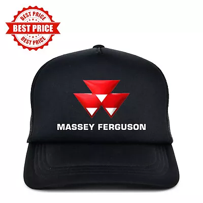 Massey Ferguson Logo Trucker Hat Cap Unisex Adults • $19.80