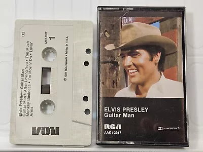 ELVIS PRESLEY - GUITAR MAN (Cassette 1981 RCA) AAK1-3917 • $7