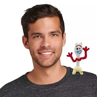 $19.90 • Buy DISNEY STORE PARKS Forky Magnetic Magnet Shoulder Plush Toy Story 4 Buddy NEW