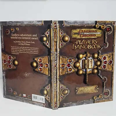 Dungeons & Dragons Player's Handbook Core Rulebook V3.5 HC 2004 Special Edition  • $89.99