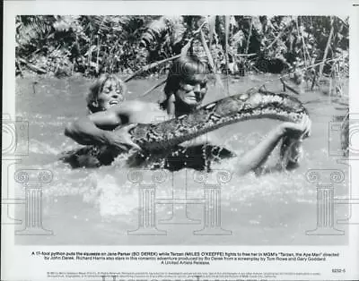 1981 Press Photo Bo Derek Miles O'Keeffe In  Tarzan The Ape Man  - DFPG51255 • $15.99