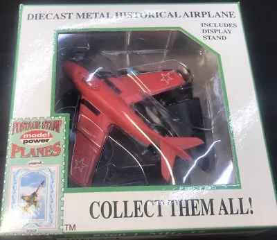 Postage Stamp Model Power Metal Diecast MIG 15 Aiplane With Display Stand • $9.99