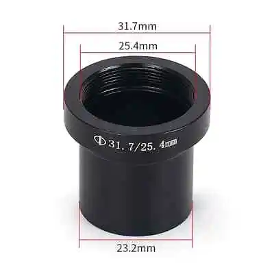 C-Mount Telescope 23.2mm To 25.4mm 31.7mm Adapter For Digital Eyepiece Telescope • $11.39