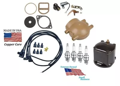 Complete Ignition Tune Up Kit Ford 9N 2N 8N Tractors 6V Front Mount Distributor  • $130