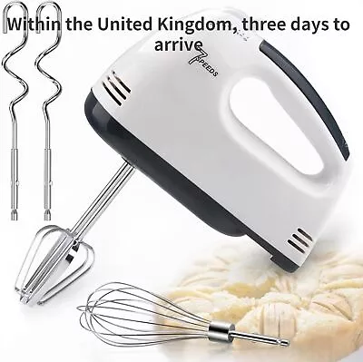 Hand Mixer Electric Cake Whisk For Baking Self-contained/turbo-charged  • £13.88