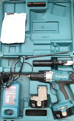 Makita 843d 14.4 3.0 Ah Drill Set With Two Batteries And Makita Site Radio • £130