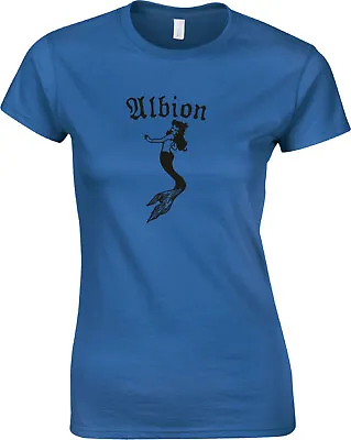 Mermaid T-Shirt -  'Albion' England Sea Mythology Folklore Various Colours • £18.99