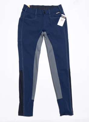 $71.96 • Buy Kerrits Breeches Full Seat Women's Large Riding Pants Side Pass Pocket Blue