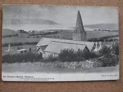 St.Endoc Church Padstow Cornwall  - Posted 1904 • £2.50