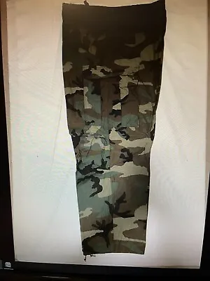 US Gi Military Woodland Camoflauge M65 Field Pants/ Trousers For Cold Weather Ne • $55