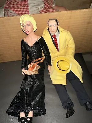 Vintage 1990 Applause Dick Tracy & Breathless Mahoney Madonna Doll Action Figure • $15.50