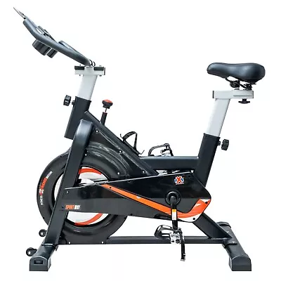 Exercise Bike Stationary Indoor Upright Flywheel Folding Heart Rate Workout 12kg • £159.99