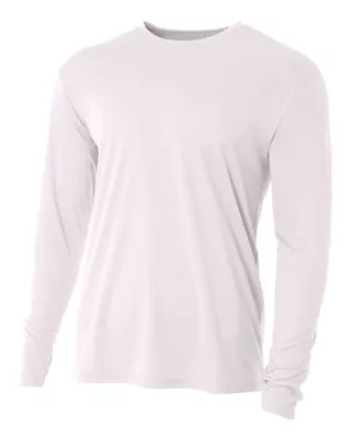 A4 N3165 Mens Long Sleeve Dri-Fit Cooling Performance 44+ UPF Stylish T-Shirt • $13.20