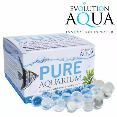 £9.95 • Buy Evolution Aqua Pure Aquarium 50 Balls Fish Tank Start Up Clear Water Treatment