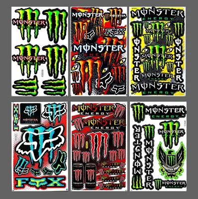 Stickers Vintage Motorcycle Sticker In The Car Vinyl Emblem Decals Racing 6 Pcs • $20.99