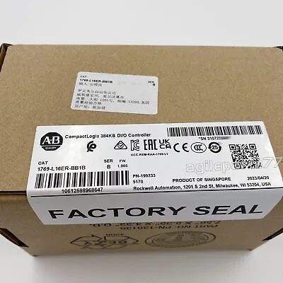 NEW Factory Sealed 1769-L16ER-BB1B CompactLogix 384KB DI/O Controller 2023 TX • $1090