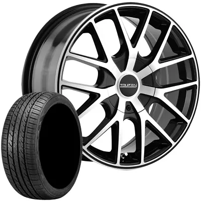 4-TR60 17x7.5 5x100/5x4.5  Black/Machined Rims W/215/55R17 Arroyo A/S Tires • $960.99