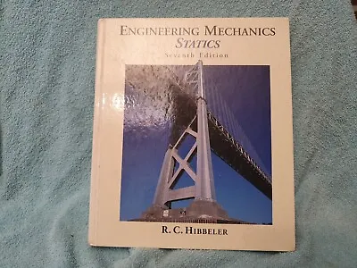 £3.99 • Buy Engineering Mechanics: Statics Russell C. Hibbeler 1994, Hardcover