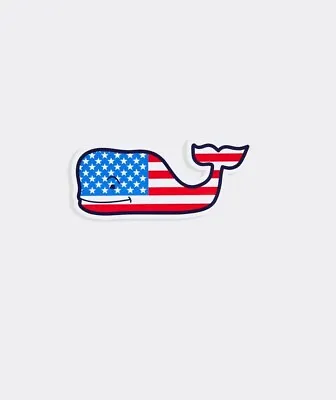 Vineyard Vines American Flag Whale Sticker USA Decal Hydro Laptop Yeti Patriotic • $3.49