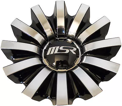 Msr Fits 20  Series 042 Wheel Rim Center Cap Acc 3253 02 Black And Machined  • $49.95