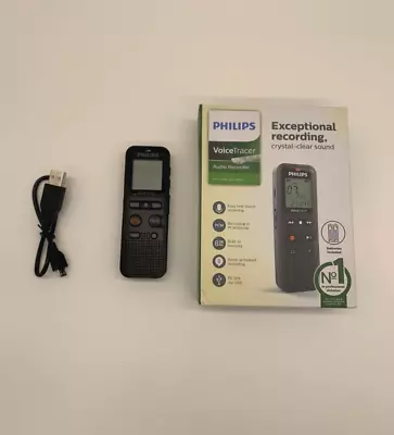 Philips Voice Tracer DVT1160 Audio Recorder 8 GB Gray • $12.75