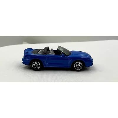 Vintage Matchbox Open Road 1995 Ford Mustang Cobra Convertible Blue Die Cast • $8.99