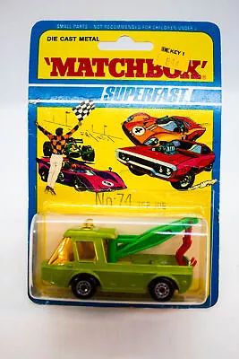 1971 Lensey Matchbox Superfast No 74 Toe Joe Truck Mint In Package • $9.99