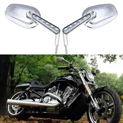 $69.45 • Buy For Harley Davidson V-Rod VROD Muscle VRSCF Motorcycle LED Turn Signals Mirrors