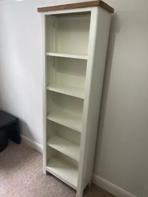 Tall Narrow Open Oak Bookcase.  Collingwood Batchelor 12 Months Old. • £25