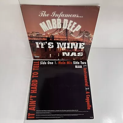 NAS It Ain't Hard To Tell 12” Single Large Professor Mobb Deep Nas It’s Mine 12” • $16.95