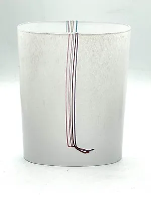 Bertil Vallien Kosta Boda Vintage 70s Signed Swedish Art Glass Rainbow Vase • $84.99