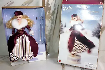 Victorian Ice Skater Barbie Doll Special Edition 2000 Mattel #27431 Damaged Box • $34.90