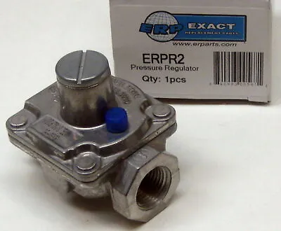 Gas Pressure Regulator 1/2  X 1/2  Natural 5  LP 10  ERPR2 (Harper 4600S0002) • $15.36