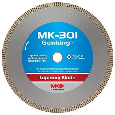 6  8  10  MK 301 Barranca GemKing Blade Rock Cutting Saw Glass Lapidary Slab • $89.99