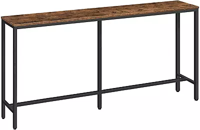 63  Console Table Narrow Sofa Table For Entryway Industrial Side Table For Hal • $126.88