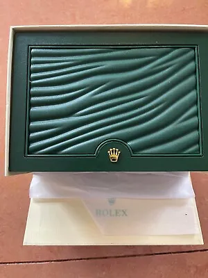$199 • Buy NEW STYLE ROLEX Watch Box For Oyster FULL SET Booklets + TAG