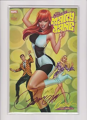 The Amazing Mary Jane #1 E J. Scott Campbell Auto Signed Exclusive COA • $25.49