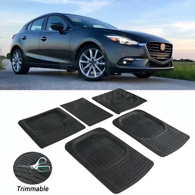 For Mazda 3 BN BM Sedan Hatch 2014-2019 Floor Mats All Weather 5PCS Heavy Duty • $74.33