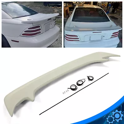 FOR FORD MUSTANG COUPE UN-PAINTED-PRIMER  Saleen-Style  Rear Spoiler 1994-1998 • $94.99