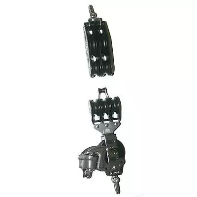 NAUTOS 92774-440 8:1 Mainsheet Blocks Set - Ratchet With Aluminum Cam Cleat • $374.06