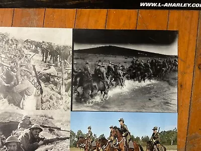 3 X  Vinyl Banners Wall Hanging Prints WW2. WW1. LIGHT HORSE. TATTOO BIKER MC  • $39.99